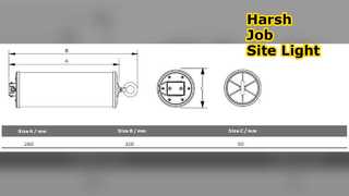 چراغ کار LED 15 واتی برای کارهای سخت