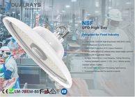 Dualrays NSF Food Industry UFO High Bay IP69 IK10 Certificated Safe For Food Factory