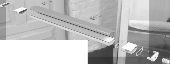 فیکسچر روشنایی ضد گرد و غبار و آب IP66 Tri Proof 40 Watt 1200mm