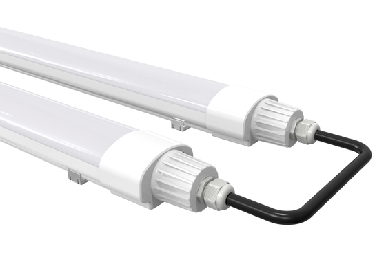 چراغ‌های LED سه‌گانه ضد آب صنعتی خطی پیوند پذیر IP65 AC100-277V