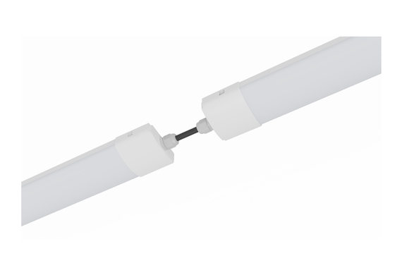 چراغ‌های LED سه‌گانه ضد آب با روکش لامپ 120LPW برای سالن فرودگاه / ایستگاه اتوبوس