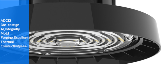 IP65 بهترین قیمت Ufo LED Lighting خطی High Bay LED Lighting با Die-casting AL برای اتلاف گرما