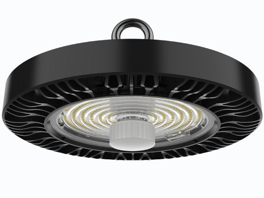 چراغ روشنایی سوله ای LED UFO با قابلیت تنظیم DIP سوئیچ HB4H و CCT، توان 150 وات، 150LPW