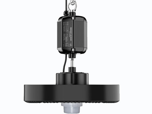 200W 190LPW 7 سال گارانتی HB4H DIP قدرت قابل تغییر و 3CCT UFO LED High Bay Light 150W 150LPW با عملکرد اضطراری اختیاری