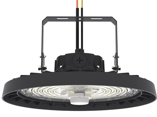 HB3H DIP قدرت قابل تغییر و 3CCT UFO LED High Bay Light 100W 150LPW با عملکرد اضطراری اختیاری