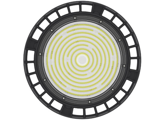 HB3H DIP قدرت قابل تغییر و 3CCT UFO LED High Bay Light 100W 150LPW با عملکرد اضطراری اختیاری