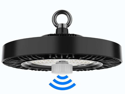 چراغ سوله ای LED UFO با قابلیت تنظیم توان و 3CCT، مدل HB4H، توان 200 وات، 150LPW، دارای نصب آویز حلقه‌ای و براکت