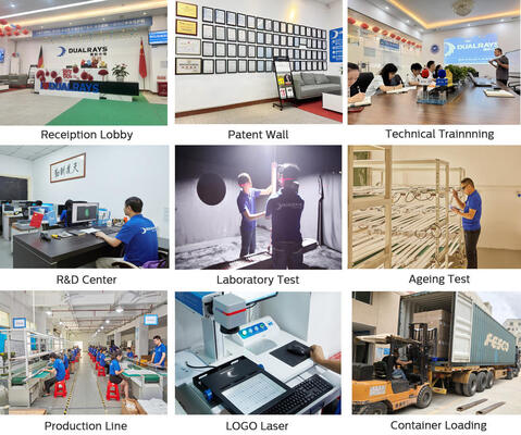 چراغ ضد رطوبت LED انبار DUALRAYS اروپا و چراغ‌های Highbay LED، حمل و نقل مستقیم از هلند در عرض 3 روز کاری و خدمات پس از فروش محلی