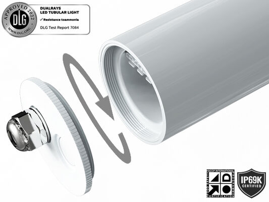 لوله های T8 سنسور PIR ضد گرد و غبار ضد آب LED سه لامپ 160LPW 20W 30W 40W 50W تعویض