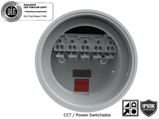 لوله های T8 سنسور PIR ضد گرد و غبار ضد آب LED سه لامپ 160LPW 20W 30W 40W 50W تعویض