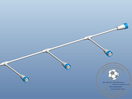 Dualrays سری F5 چراغ سیلاب LED 1000 وات LED روشنایی ورزشی در فضای باز Meanwell Sosen Driver اختیاری