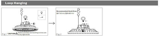 DUALRAYS HB4 LED Linear High Bay Light Tunable CCT&amp;WATT 150W-400W انبار صنعتی تجاری بدنه لامپ آلومینیوم IP65