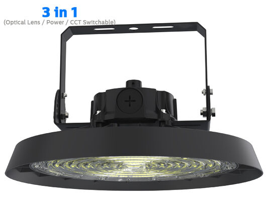 200lm/W IP66 IK08 ENEC RG1 آلومینیوم برای DUALRAYS LIGHTING HB5 High Bay Light 200W 1-10V 120-277V Dimmable Warehouse Factory Logistics Hall 100000h