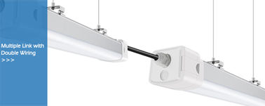 چراغ پارکینگ زیرزمینی ضدآب IP65 یک یا دو سیم‌کشی قابل اتصال با چراغ LED سه‌گانه 5 فوت 60 واتی