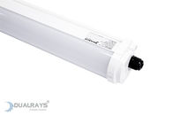 لامپ LED سه‌گانه محفظه کامل پلاستیکی 4 فوت 160LPW IP65 برای پارکینگ انبار با عمر طولانی