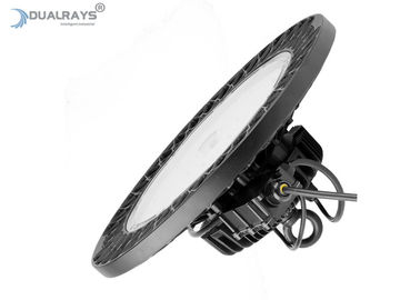 چراغ دوگانه 150 واتی HB5 مشکی UFO LED High Bay برای مرکز نمایشگاه CE RoHS Cert