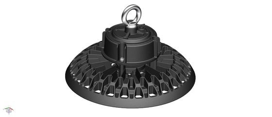 150 وات LED High Bay Light سنسور حرکت قابل اتصال UFO LED High Bay Lighting 140LPW