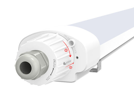 محفظه کامل پلاستیکی LED چراغ سه گانه IP66 IK10 20W 120 یا 160LPW سیم کشی آسان