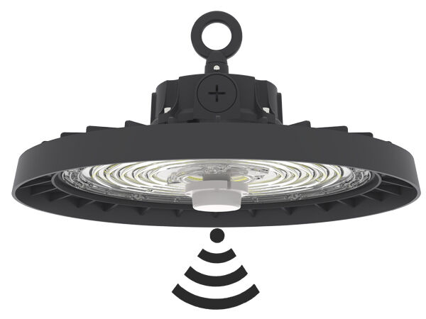 HB3H DIP قدرت قابل تغییر و 3CCT UFO LED High Bay Light 100W 150LPW با عملکرد اضطراری اختیاری