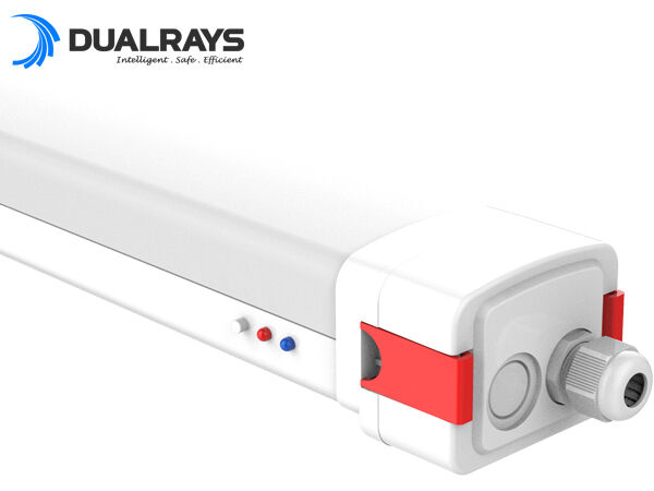 اتصالات نور ضد بخار LED DUALRAYS D5 با درپوش انتهایی طراحی سگک با قابلیت باز کردن و قفل مجدد سریع برای سیم کشی