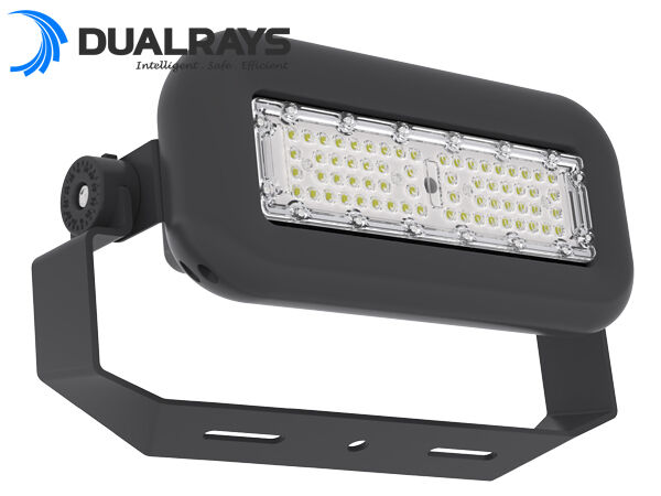 چراغ سیلاب LED دریایی 50 واتی با براکت و سخت افزار Staintess Steel 316 برای سیستم کنترل بی سیم زیگبی با حداکثر مقاومت در برابر خوردگی