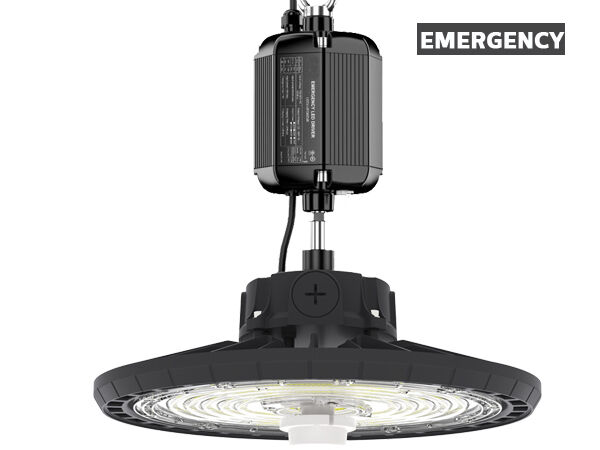 DUALRAYS 150W HB2 DIP Power Switchable و 3CCT UFO LED Highbay Light 100W 170LPW با اختیاری اضطراری