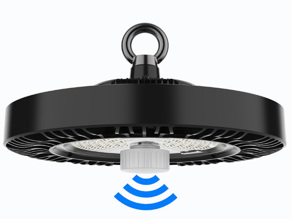 لنز PC 50W 60W 80W 4000K IP65 IK08 7 سال گارانتی کارخانه انبار DUALRAYS LIGHTING HB4H UFO LED High Bay Light