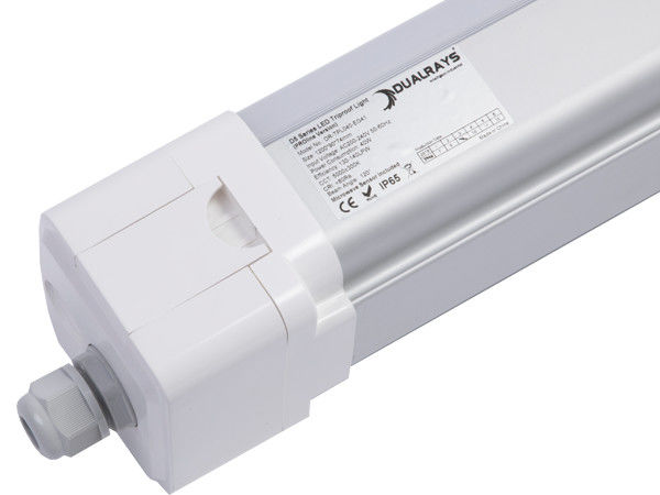 چراغ سه گانه LED ضد بخار 80 واتی 12800 لیتری با روش سیم کشی آسان و صرفه جویی در زمان