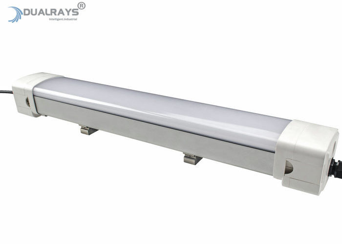 منبع تغذیه Dualrays D5 سری 2ft 20W پلاستیکی LED لامپ سه اثبات IP66 IK10 Boke با سنسور مایکروویو