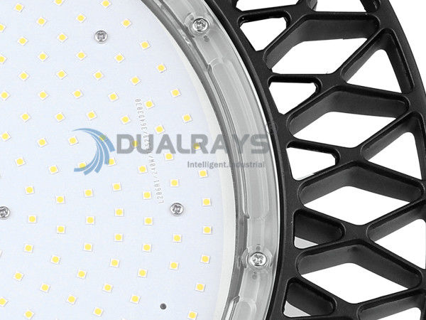 PIR Dimming Sersor 140LPW 200W UFO LED High Bay Light Bell IP65 Bean Angles اختیاری